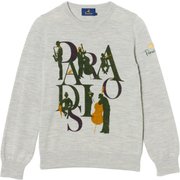 ISLN1BGEM [17AW ノワート Paradiso 長袖クルーセーター レディース Mサイズ グレー]