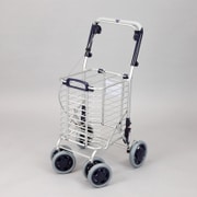 アルミワイヤーカート ブレーキ付 バッグ無し A-0212N