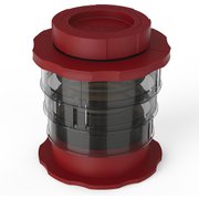 コンパクトフレンチプレスコーヒーメーカー レッド P100-RD
