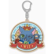 魔法使いと黒猫のウィズ 木製キーホルダー ウィズ