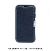 TUN-PH-000573 [Hybrid Card Folio for iPhone X ネイビーブルー]