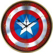 マーベル インデックスウォールクロック キャプテン・アメリカ シールド