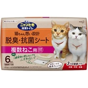 花王 kao ニャンとも清潔トイレ脱臭・抗菌シート複数ねこ用 6枚 [ペット用トイレシート]