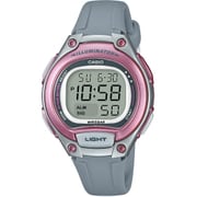 Ladies 10year Battery Easy Fit Degital ライト機能付デジタルウォッチ グレー/ピンク LW-203-8AJF