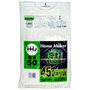 ポリ袋 透明 45L 50枚入 厚さ0.03mm KL-53