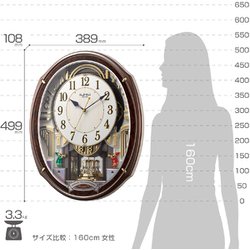 ヨドバシ.com - リズム時計 4MN545RH23 [S.W.アルディ（スモール