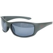 D.Flyman Slim(D.フライマン スリム) マットダークグレー/ライトスモークシルバーミラー [釣り メンズウエア サングラス]
