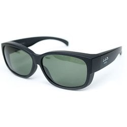OVER GLASS Type2 (オーバーグラス タイプ2) マットブラック/グレーグリーン [釣り メンズウエア サングラス]
