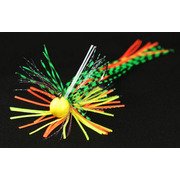 ロングヘア-ジグ 5g ガード強化モデル ＃27 ファイヤータイガー [ラバージグ]