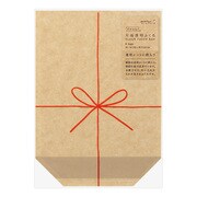 片面透明袋 マチ付 表リボン柄 18797006