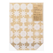 片面透明袋 マチ付 表花柄 18799006