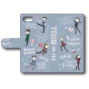 ユーリ！！！ on ICE 手帳型スマホケース P-A iPhone 5 / iPhone 5s / iPhone SE [キャラクターグッズ]