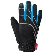 WS(Windstopper) インサレーテッドグローブ ブラック/ブルー XL
