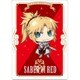 A5 Fate/Apocrypha マウスパッド 赤のセイバー