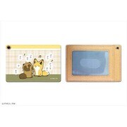 「タヌキとキツネ」PUパスケース 01