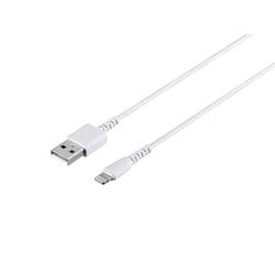 USB Type-A to Lightningケーブル 充電/転送 MFi認証 2m ホワイト BSMPCL220WH