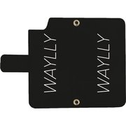 WL67NC-BL [iPhone 8/7 WAYLLY専用ミラー付き手帳型ケース ブラック]