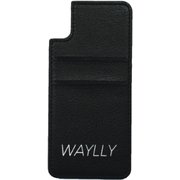 WL8CC-BL [iPhone X WAYLLY専用ミラー付きカードケース BK]