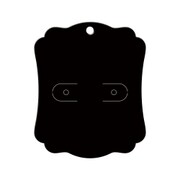 19-2610 [ピアス台紙 25枚袋入 ブラック M]