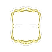 19-2612 [ピアス台紙 25枚袋入 ホワイト M]