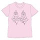 YD-0444 世にも不思議な猫世界 半袖Tシャツ ウーヤくん＆チロ太郎さん/ライトピンク [キャラクターグッズ]