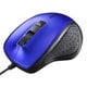 有線マウス USB接続式 BlueLED 5ボタンタイプ 速度切替 静音 ブルー BSMBU308BL