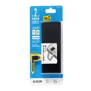 モバイルバッテリー リチウムイオン電池 薄型 おまかせ充電対応 Type-C対応 Pileone 6000mAh 3.0A ブラック DE-M07L-6030BK