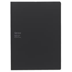 キャンパス書類収容カバーノート セミB5ブラック ノ-613B-D