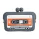 DO-MO CASSETTE TAPE（ドーモ カセットテープ） ブラック [シリコンカードケース]