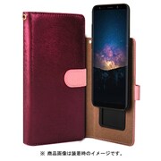 HAN10332 [スマートフォンケース CALF Diary Mサイズ ワインピンク]
