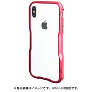 BPi8-03RD [iPhone X ケース アルミニウムバンパー レッド]
