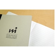 フラットノート 7mm横罫ドット付き グレー M-Flat Note Book