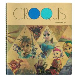 ゼルダの伝説 ブレスオブザワイルド クロッキーブックSQ [キャラクターグッズ]
