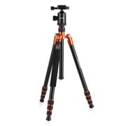 アルミニウム三脚 4段 三脚・一脚兼用 オレンジ KF-TM2534 OR