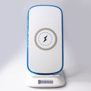 3-Coils Wireless charger Stand ホワイト YG-CC-3C-WH