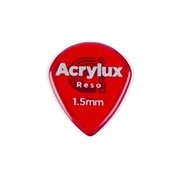 ピック 3AR7-03 Acrylux Reso Pick Jazzタイプ トランスルーセントレッド 3枚入り
