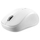 ワイヤレスマウス Bluetooth3.0接続 IR LED 3ボタンタイプ 電池式 ホワイト BSMRB058WH