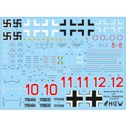 HGW232017 [Me262用データ ステンシルデカール 1/32 デカール No.17]