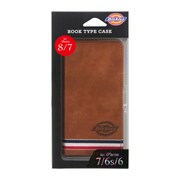 B8-DK01LBR [Dickies ブックケース iPhone 8/iPhone 7 LBR]