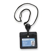 IDカードホルダーオープンポケット ブラック ID02BK