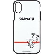 SNG-204C [iPhone X ケース IIIIfi+(イーフィット) PEANUTS（ピーナッツ） スケートボード]