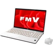 ノートパソコン LIFEBOOK AHシリーズ/15.6型ワイド/Corei7-8550U/メモリ 8GB/SSD 128GB + HDD 1TB/Blu-rayドライブ/Windows 10 Home 64ビット/Office Home and Business プラス 365 サービス/プレミアムホワイト FMVA77B3W