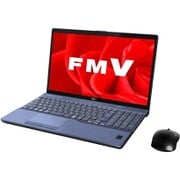 ノートパソコン LIFEBOOK AHシリーズ/15.6型ワイド/Corei7-8550U/メモリ 8GB/SSD 128GB + HDD 1TB/Blu-rayドライブ/Windows 10 Home 64ビット/Office Home and Business プラス 365 サービス/メタリックブルー FMVA77B3L
