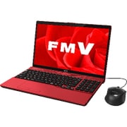 ノートパソコン LIFEBOOK AHシリーズ/15.6型ワイド/Corei3-7130U/メモリ 4GB/HDD 1TB/Blu-rayドライブ/Windows 10 Home 64ビット/Office Home and Business プラス 365サービス/ガーネットレッド FMVA45B3R