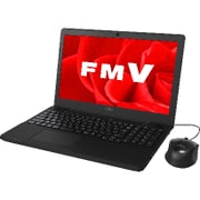 ノートパソコン LIFEBOOK AHシリーズ/15.6型ワイド/Celeron 3865U/メモリ 4GB/HDD 1TB/DVDスーパーマルチ/Windows 10 Home 64ビット/Office Home and Business プラス 365 サービス/シャイニーブラック FMVA42B3B