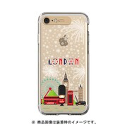 LU11294i8 [ソフトライティングクリアケース iPhone 8/7 Landmark London/Gold]