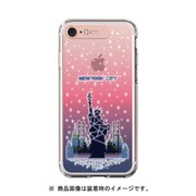 LU11298i8 [ソフトライティングクリアケース iPhone 8/7 Landmark New York/Rose Gold]