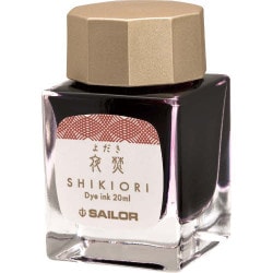 四季織 月夜の水面 夜焚 万年筆用ボトルインク　20ｍｌ 13-1008-218