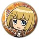 進撃の巨人 缶バッジ アルミン [キャラクターグッズ]