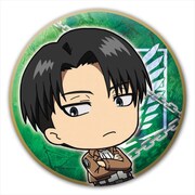 進撃の巨人 缶バッジ リヴァイ [キャラクターグッズ]